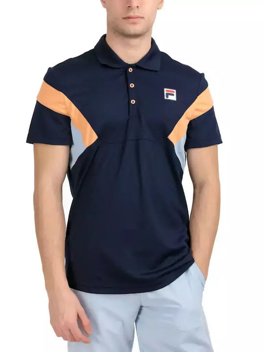 FILA Adrian AOM239103E-1500 Herren Tennisbekleidung Bluse Blau