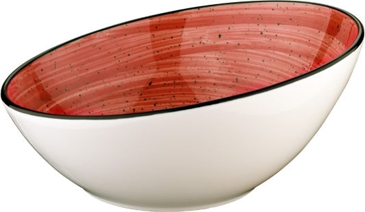 Bonna Passion Porcelain Salad Bowl Red 22x22cm