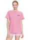 Ellesse SGR17945 Women's Athletic T-shirt Pink SGR17945-814