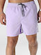Men's Swimwear Shorts Purple Rose