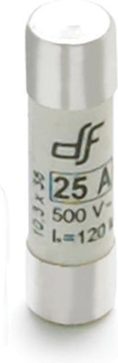 DF electric Safety Cylindrical Porcelain Fast-Bow 10x38mm 25A (054-210382025) 1pcs