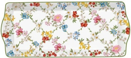 Marva Garden Dreams Servierplatte Porzellan Mehrfarbig 35x15cm 1Stück
