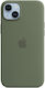 Apple Magsafe Back Cover Σιλικόνης Olive (iPhon...