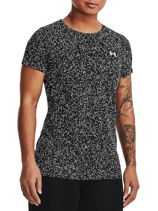 Under Armour Damen Sportlich T-shirt Schnell trocknend Schwarz