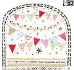 Congratulations Fiesta Greeting Card 16x16cm