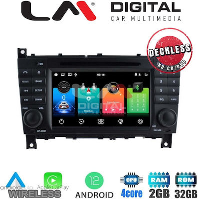 LM Digital Car Audio System for Mercedes-Benz CLC Class / C Class C Class W203 (Bluetooth/USB/AUX/WiFi/GPS)