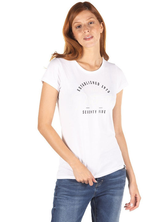 District75 Women's Athletic T-shirt White