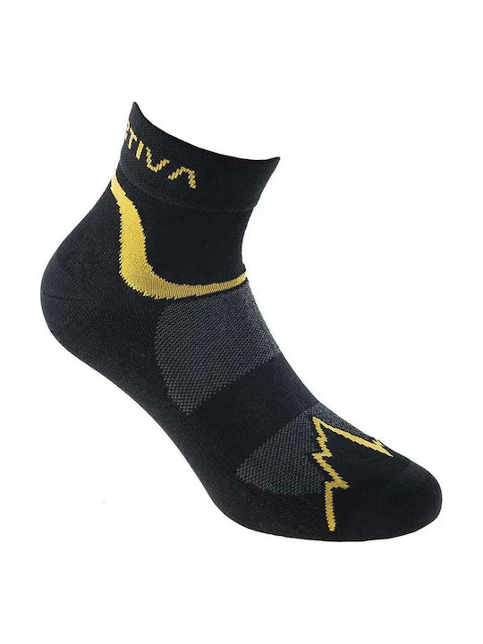 La Sportiva Fast Running Κάλτσες Μαύρες 1 Ζεύγος