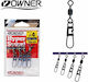 Owner Pro Parts 5189 Στριφτάρι Ψαρέματος No4 Μαύρο