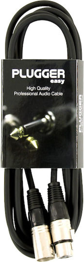 Plugger XLR male to XLR female 3m Cable (PLUCABSXF3XM33M00EAS)