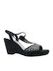 Women's Suede Platform Shoes Black