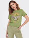 Only Women's T-shirt Green