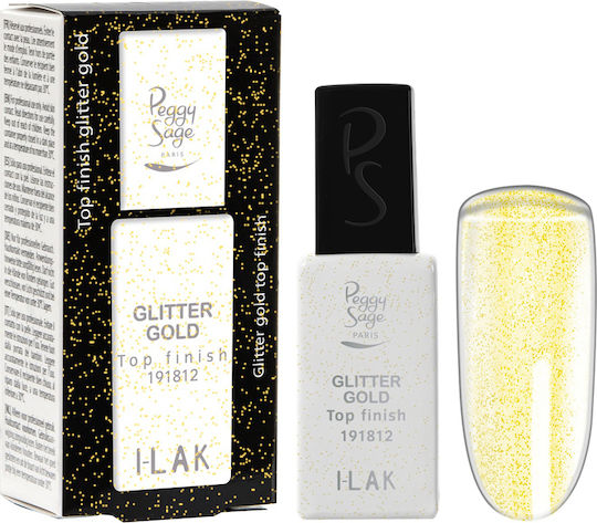 Peggy Sage Lak Top Coat Für UV/LED Semi-permanente Nagellacke 11ml