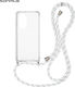Sonique Armor Back Cover Silicone with Strap Tr...