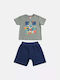 Joyce Kids Set with Shorts Summer 2pcs Khaki