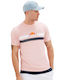 Ellesse Ανδρικό T-shirt Ροζ με Στάμπα