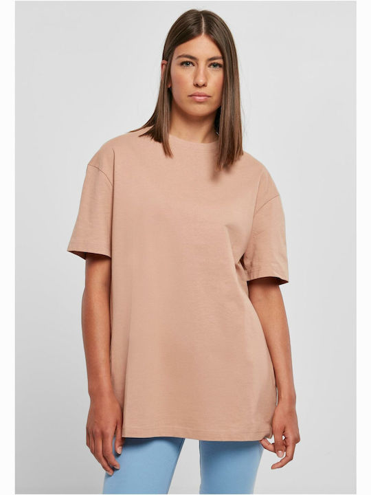 Urban Classics TB3634 Damen Oversized T-shirt Beige