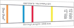Gewa Fingerboard Marking First Fret 414.878 Βοήθημα Εκμάθησης Λευκό