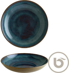Bonna Sphere Ocean Σαλατιέρα από Πορσελάνη Μπλε 23x23cm 12τμχ