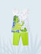 Kinder-Set mit Leggings Sommer 2Stück Grün