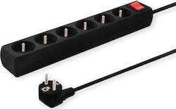 Savio Power Strip Safety 6 Sockets with Cable 5m Savio Power Strip Safety 6 Sockets with Cable 5m