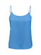 Only Women's Blouse with Straps Light Blue