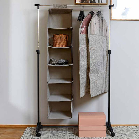 Wenko Balance Fabric Hanging Storage Case For Coats in Beige Color 60x100cm 1pcs