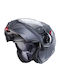 Caberg Duke Evo Matt Gun Metal Motorcycle Helmet Flip-Up ECE 22.06 1600g with Pinlock and Sun Visor