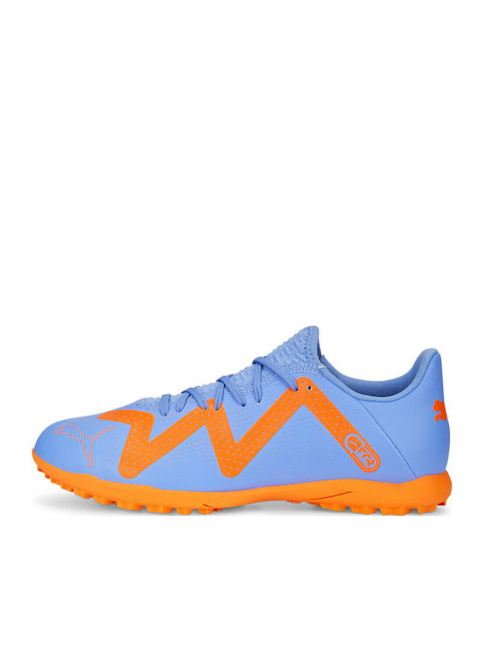 PUMA Future Play TT Футболни Обувки с Гумена Подметка Синьо Glimmer / Puma Бяло / Ultra Оранжево