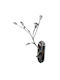 Epiplo-Fos Modern Lamp Wall with Socket G9 Silver 30cm
