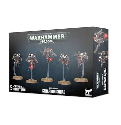 Games Workshop Warhammer Adepta Sororitas: Seraphim Squad Unpainted Figures 99120108064