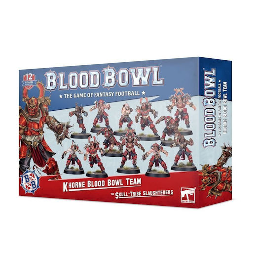 Games Workshop Blood Bowl Echipa Khorne Figura Măcelarilor Tribului Craniului