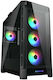 Cougar Duoface Pro RGB Gaming Midi Tower Computer Case with Window Panel Black