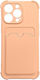 Hurtel Card Armor Back Cover Silicon Roz (Redmi...
