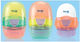Milan Capsule Look Plastic Double Sharpener (Μiscellaneous Colours) 1pcs