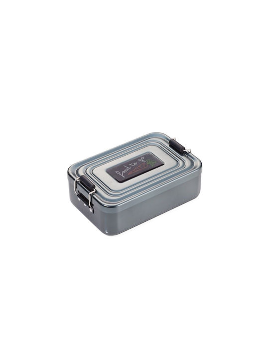 Troika Δοχείο Φαγητού Inox Γκρι 17.9x11.6cm
