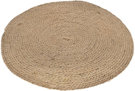 Iliadis Round Wicker Placemats Brown 36cm 4pcs