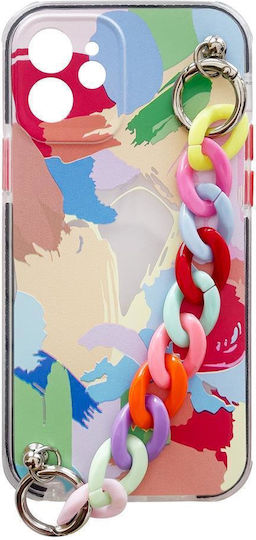 Hurtel Color Chain Flexible Back Cover Σιλικόνης Πολύχρωμο (Galaxy S21 Ultra 5G)