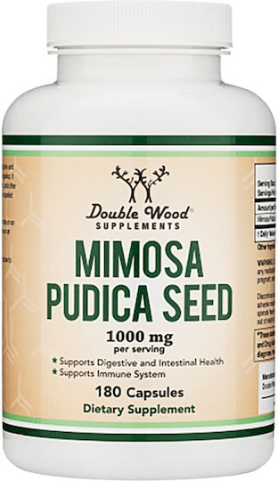 Double Wood Mimosa Pudica Seed 1000mg Special Food Supplement 180 Capsules