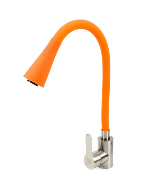 Kitchen Faucet Tall Counter Inox Orange Kitchen Faucet Tall Counter Inox Orange
