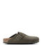 Boston Vl Men's Leather Slippers Green