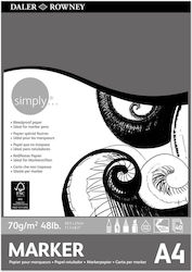 Daler Rowney Skizzenblock Simply A4 21x29.7cm