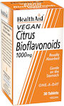 Health Aid Vegan Citrus Bioflavonoids Vitamin for Immune System Boost 1000mg 30 veg. caps