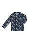 Fresk Kids Swimwear Long Sleeve Shirt Blue