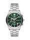 Emporio Armani Paolo Ανδρικό Ρολόι 42mm Αυτόματο με Ασημί Μεταλλικό Μπρασελέ