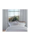 Nef-Nef Homeware Κουρτίνα με Τρουκς Lilla Μπεζ 140x265εκ.