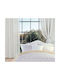 Nef-Nef Homeware Κουρτίνα με Τρουκς Renata Γκρι 140x265εκ.