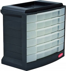 Curver Συρταριέρα Εργαλείων Plastic with 6 Drawers W29xD17xH27cm