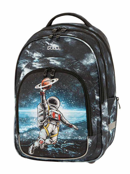 Polo Elite School Bag Backpack Junior High-High School Multicolored L31 x W20 x H44cm