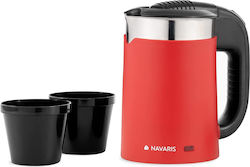 Navaris 48676.09 500ml με Ισχύ 1100W Κόκκινος